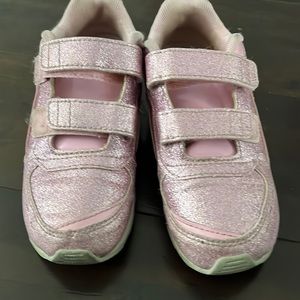 Pink sparkle Pumas toddler